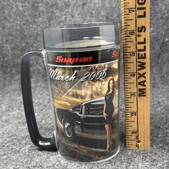 2005-2006 Snap-on Collectible Cup Mustang GT 350 & Brunette Female Model - Picture 1 of 10
